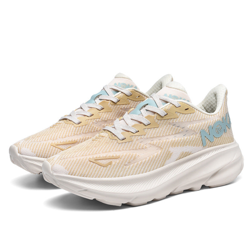 Unisex gedämpfte Straßen-Laufschuhe mit maximaler EVA-Zwischensohle und atmungsaktivem Strickoberteil EB