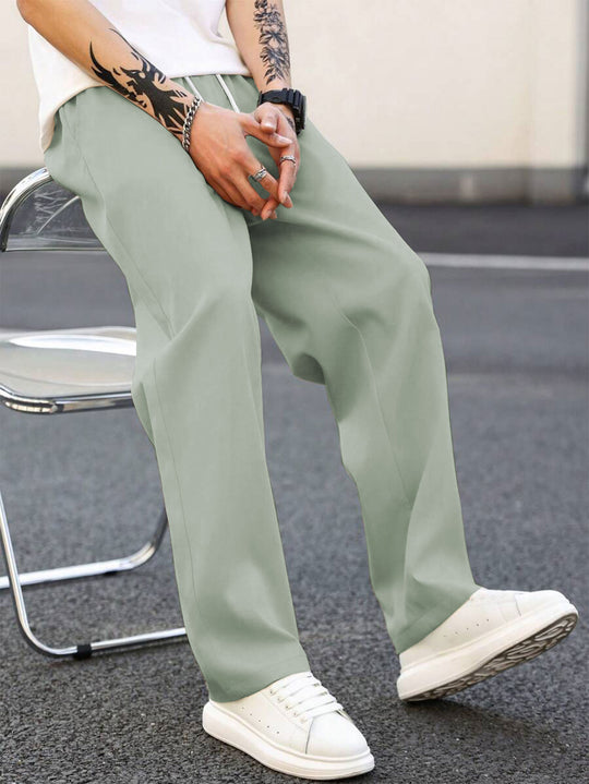 Herren modische Freizeithose mit weiter Passform und elastischem Bund EB