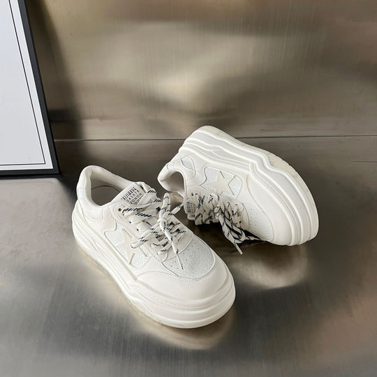 Damen Chunky Sneakers mit stabiler Plattform und atmungsaktiver Obermaterialbeschaffenheit EB