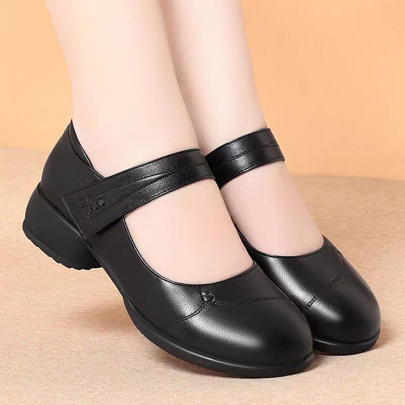 Damen Mary Jane Ballerinas mit verstellbarem Riemen und komfortabler Sohle EB