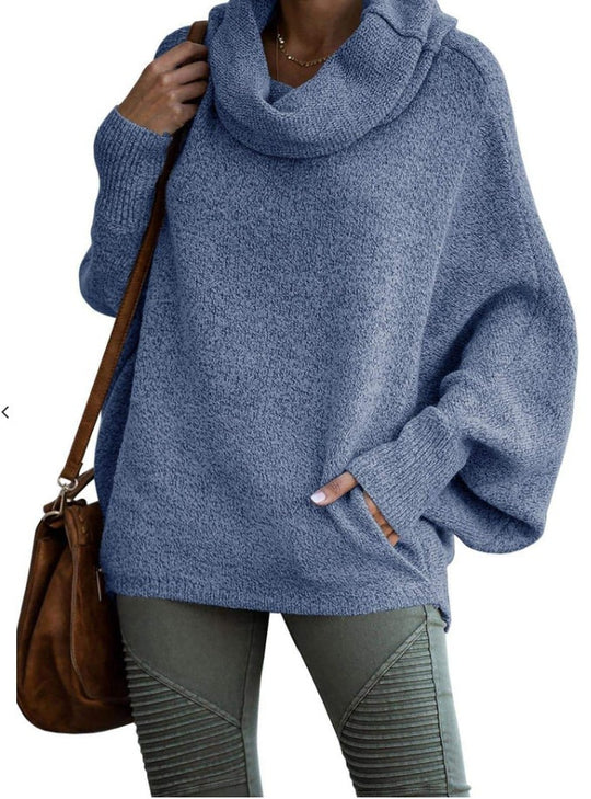 Damen Kapuzensweater aus kuscheligem Strick EB