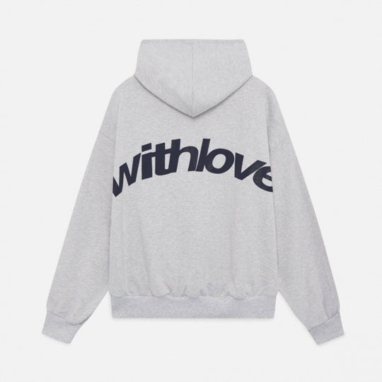 Unisex nan Oversized Kapuzenpullover mit großem Rückenprint und weichem Fleece Innen EB