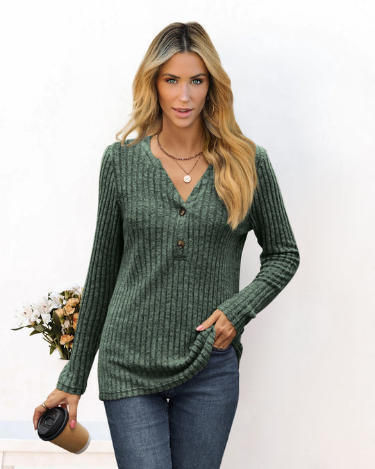 Damen lässiges Langarmshirt EB