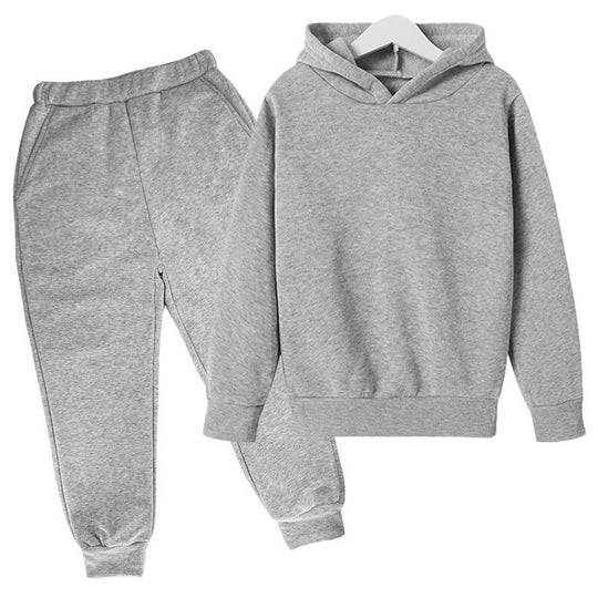 Unisex nan komfortables Hoodie und Jogger Set aus French Terry mit elastischem Bund und Rippbündchen EB