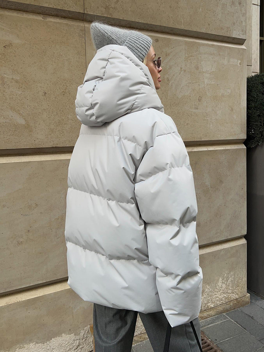 EB | Schönheit Kapuze Lockere Baumwolljacke