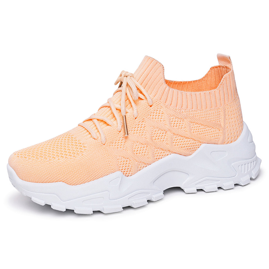 Damen Sportliche und atmungsaktive Laufschuhe mit elastischem Schaft EB