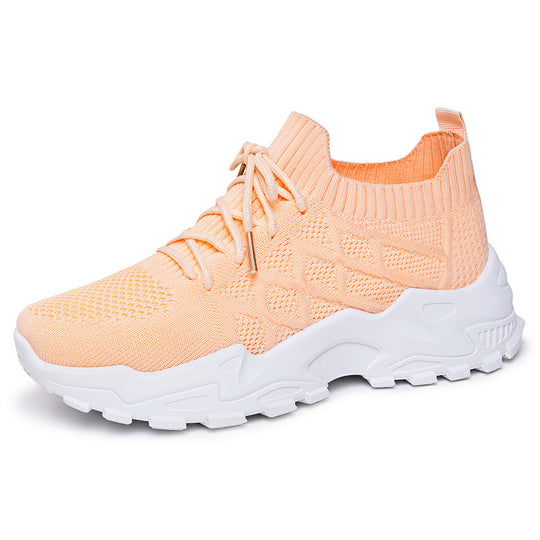 Damen Sportliche und atmungsaktive Laufschuhe mit elastischem Schaft EB
