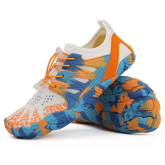Damen Flexible Wassersport-Schuhe mit atmungsaktiver Mesh-Oberfläche und rutschfester Sohle EB