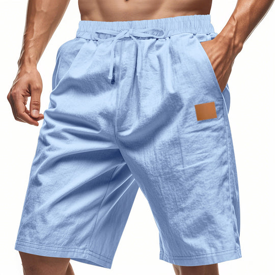 Herren lässige Shorts mit elastischem Bund und praktischen Taschen EB