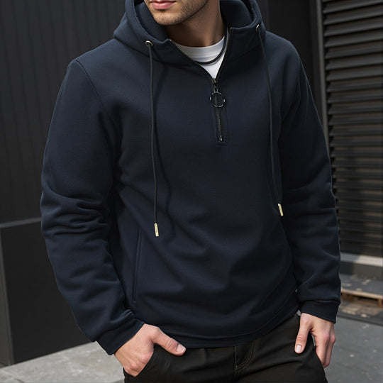 Herren Kapuzenpullover mit funktionalem Reißverschluss EB