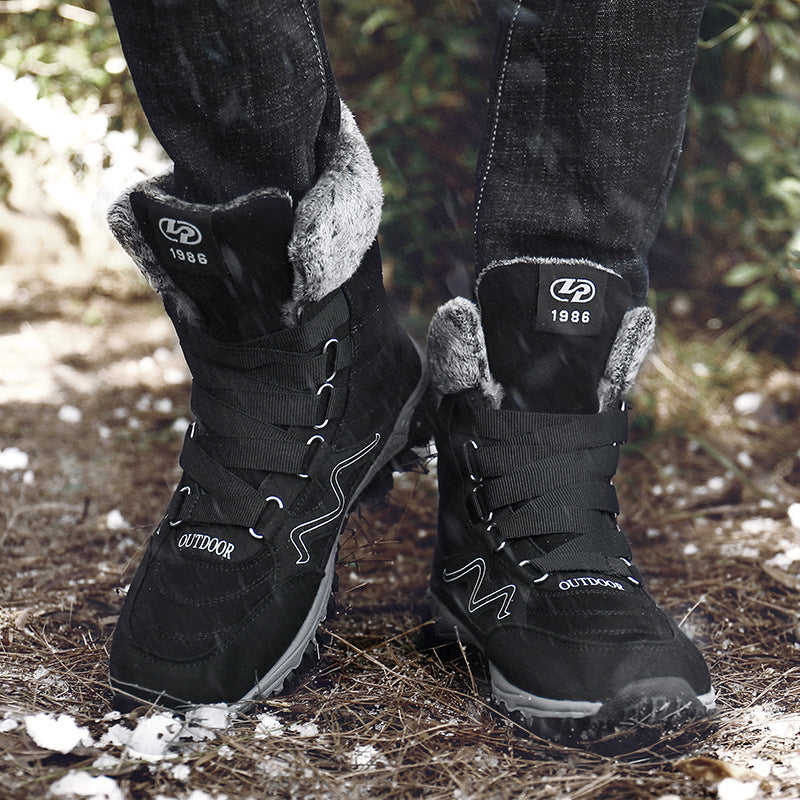 Damen Outdoor-Winterstiefel mit rutschfester Sohle und isolierendem Innenfutter EB