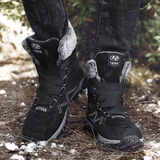 Damen Outdoor-Winterstiefel mit rutschfester Sohle und isolierendem Innenfutter EB