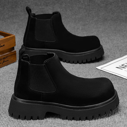 Damen Chelsea-Stiefel mit rutschfester Profilsohle und robustem Obermaterial EB