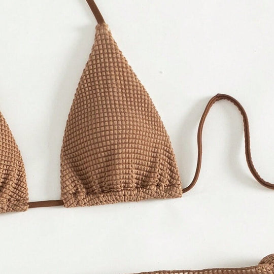 Damen Triangel-Bikini mit Wickelrock EB