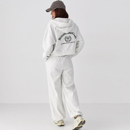 Damen lässiges Sweatshirt- und Jogginghose-Set EB