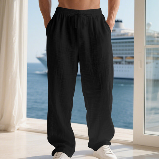 Herren Bequeme Sommerhose mit elastischem Bund EB