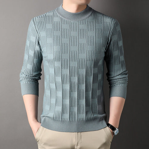 Herren Feinstrickpullover mit modernem Strukturdesign EB