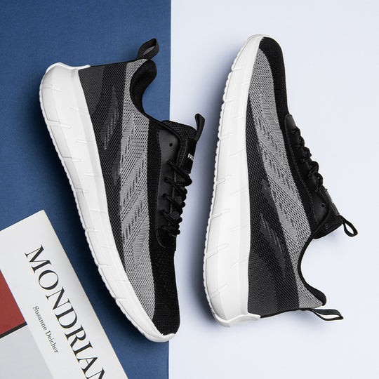 Damen Lauf-Sneaker mit atmungsaktiver Mesh-Oberfläche und dämpfender Sohle EB