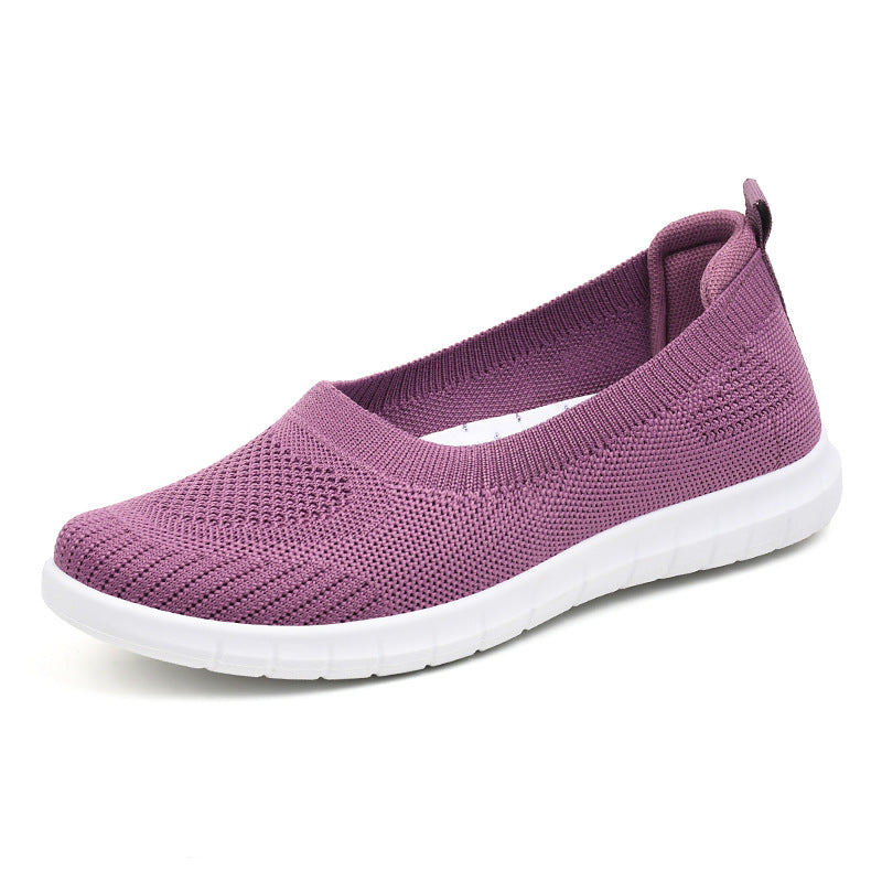 Damen Bequeme Knit-Slipper mit leichter Sohle EB