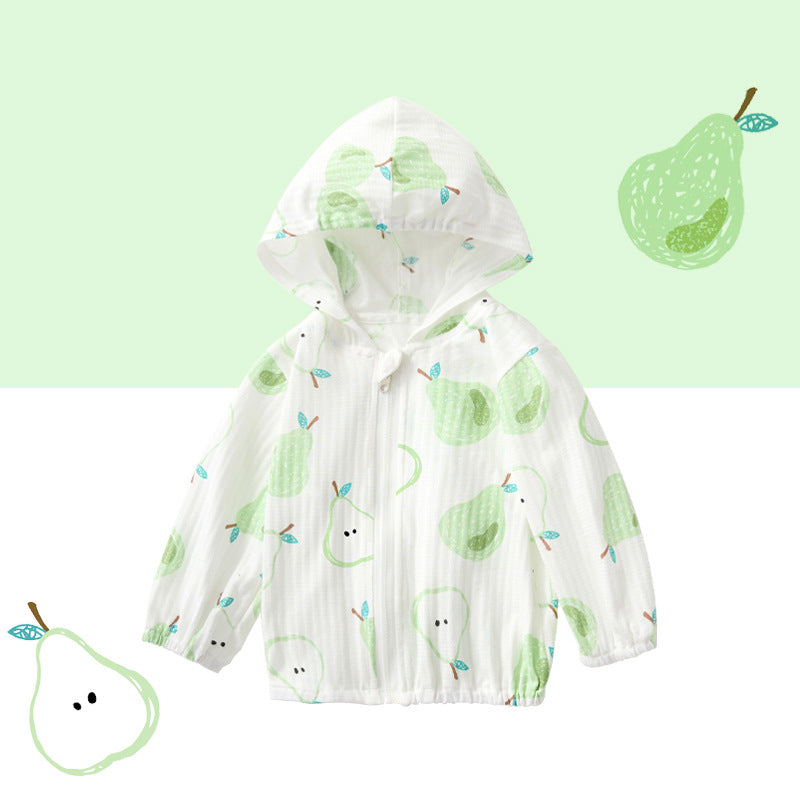 Unisex nan leichtgewicht Musselin Kapuzenjacke für Babys mit elastischen Bündchen EB