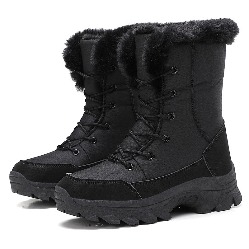 Damen Winterstiefel mit isolierendem Innenfutter und rutschfester Profilsohle EB
