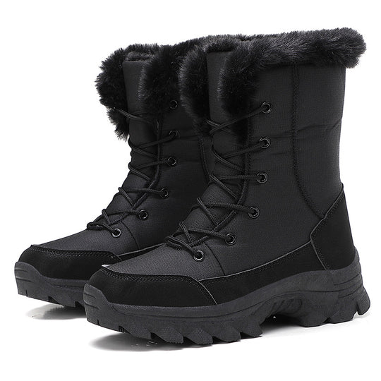 Damen Winterstiefel mit isolierendem Innenfutter und rutschfester Profilsohle EB