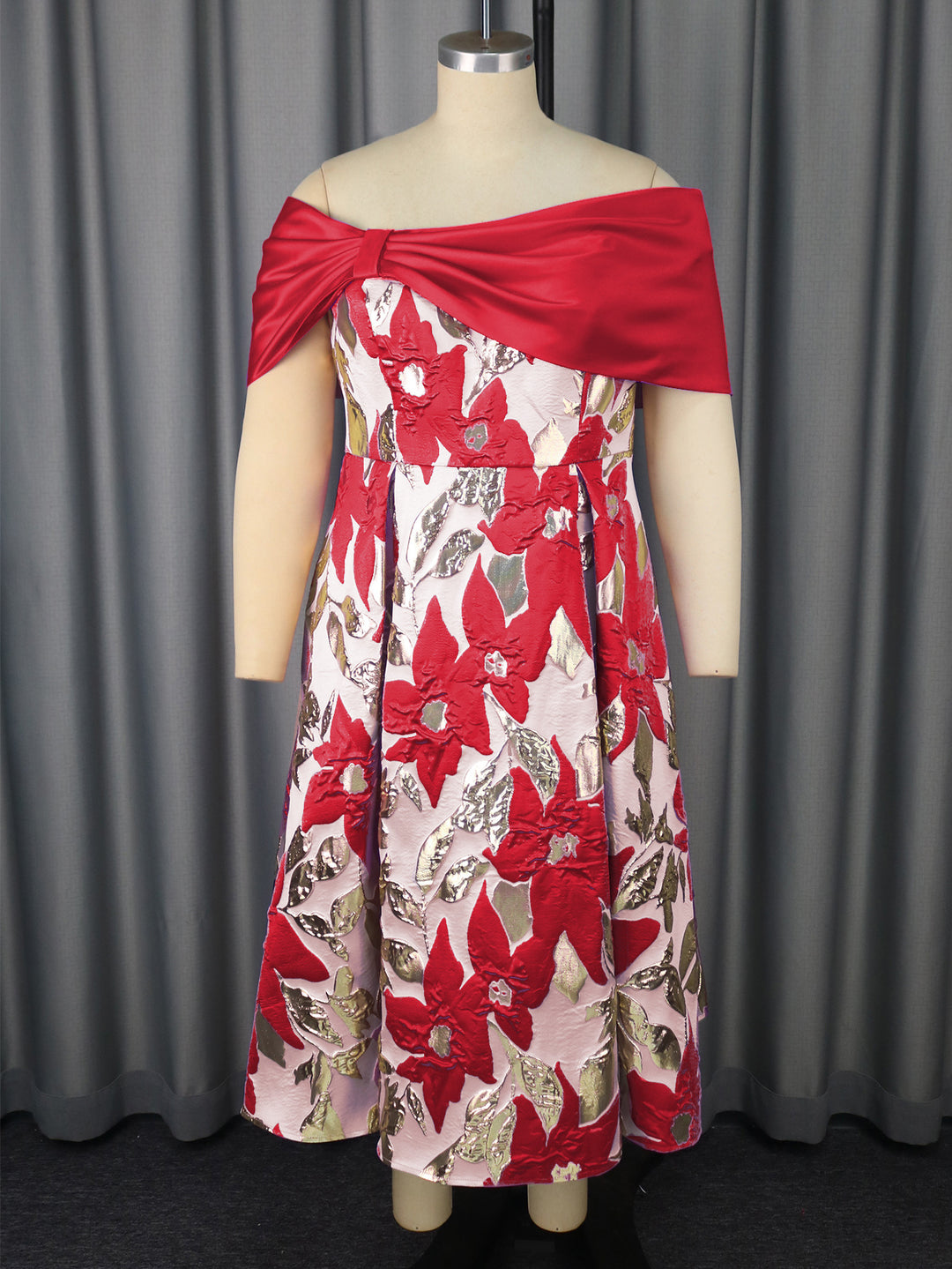Damen Glamouröses Abendkleid mit Drapierung EB