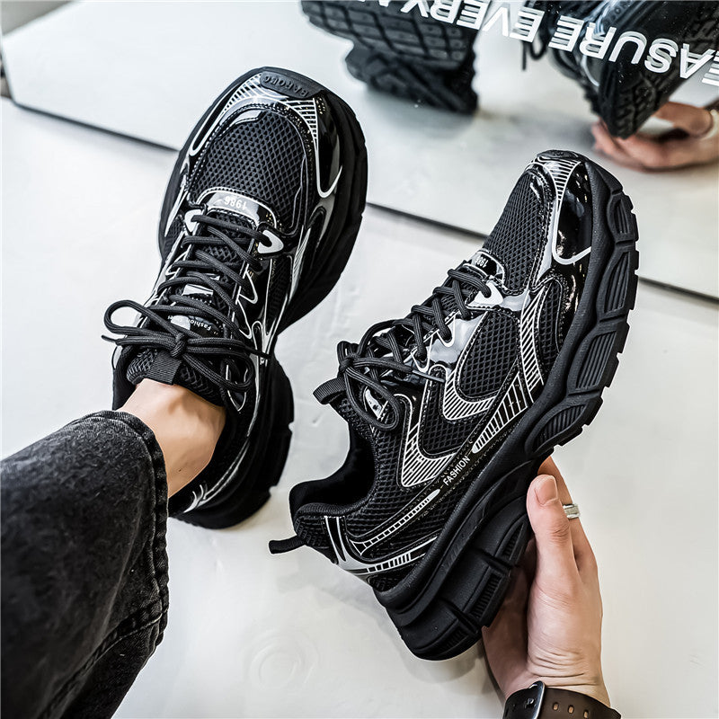 Damen Sportliche Trend-Sneaker mit atmungsaktivem Mesh-Obermaterial und dämpfendem Sohlenprofil EB