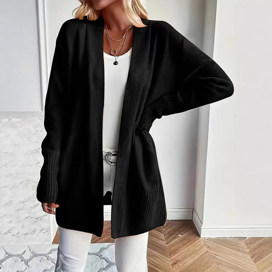 Damen Offener Strickmantel im lässigen Stil EB