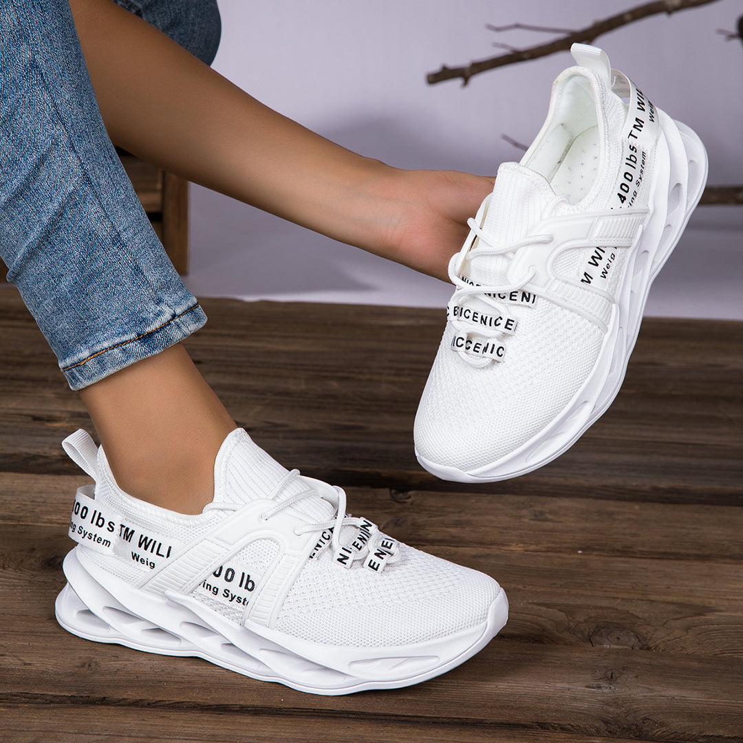 Damen Sportliche Sneakers mit atmungsaktivem Obermaterial und innovativem Dämpfungssystem EB