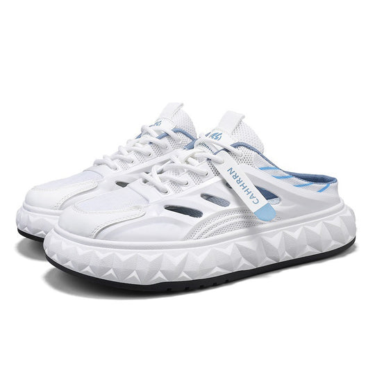 Damen Sportliche Sneakers mit atmungsaktiver Netzstruktur und rutschfester Sohle EB