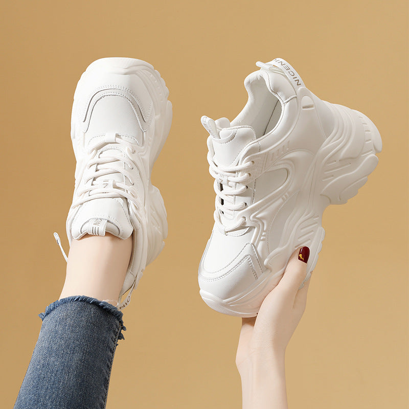 Damen Sportliche Chunky Sneaker mit ergonomischer Dämpfung und rutschfester Sohle EB