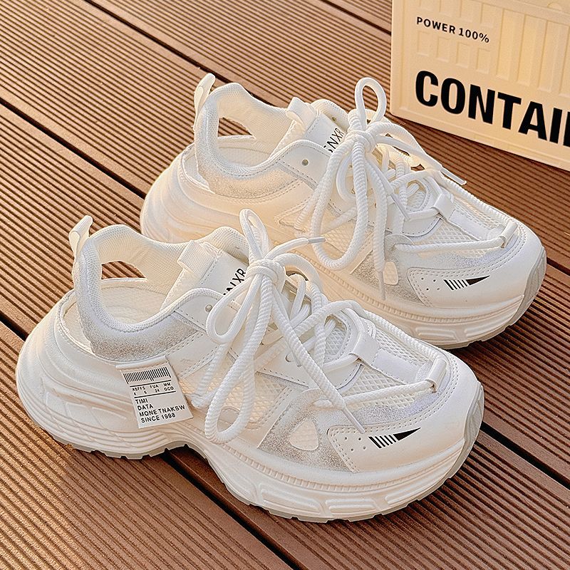 Damen Sportliche Sneakers mit atmungsaktivem Mesh-Obermaterial und rutschfester Sohle EB