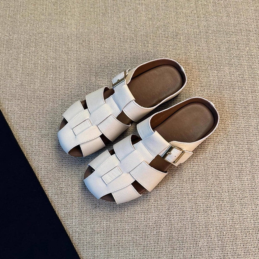 Damen Komfortable Sandalen mit modischen Riemendesign EB