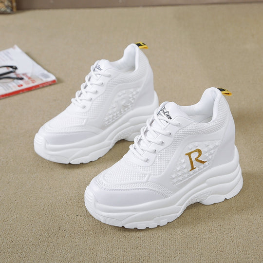 Damen Chunky Sneakers mit atmungsaktiver Mesh-Oberfläche und leichtem Komfort EB