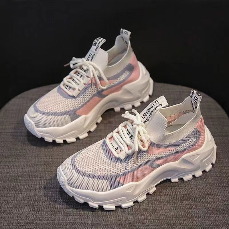 Damen Sportliche High-Performance Sneakers mit elastischem Einstieg und atmungsaktivem Obermaterial EB