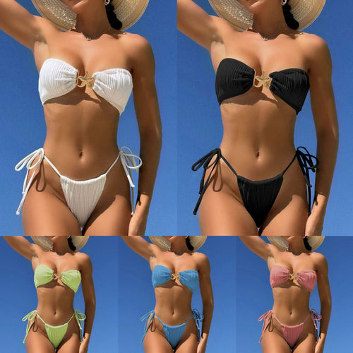 Damen Bandeau-Bikini-Set EB