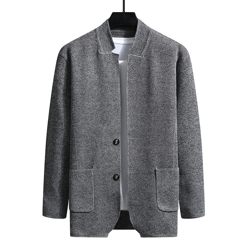 Damen elegante Jacke mit strukturiertem Design und praktischen Taschen EB