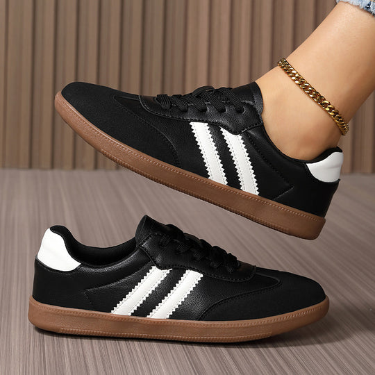 Damen Sportliche Sneakers mit rutschfester Sohle und atmungsaktiver Obermaterialstruktur EB