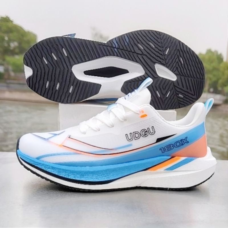 Damen Hochleistungs-Laufschuhe mit atmungsaktiver Mesh-Konstruktion und dämpfender Sohle EB