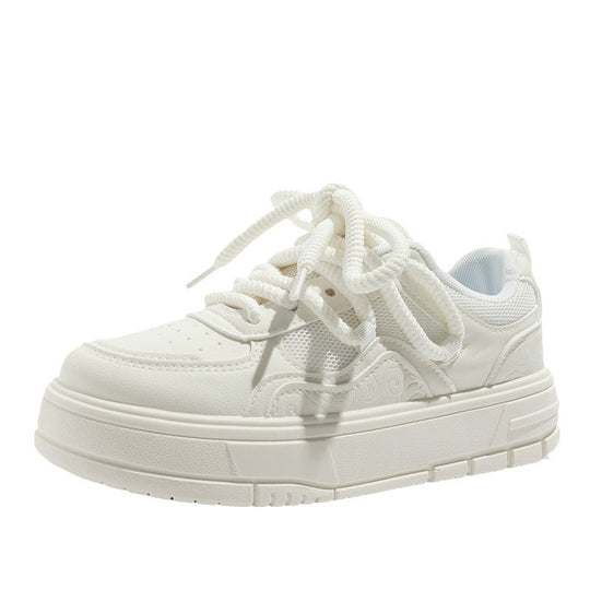 Damen Sportliche Sneakers mit detaillierter Struktur und atmungsaktiver Oberflächenstruktur EB