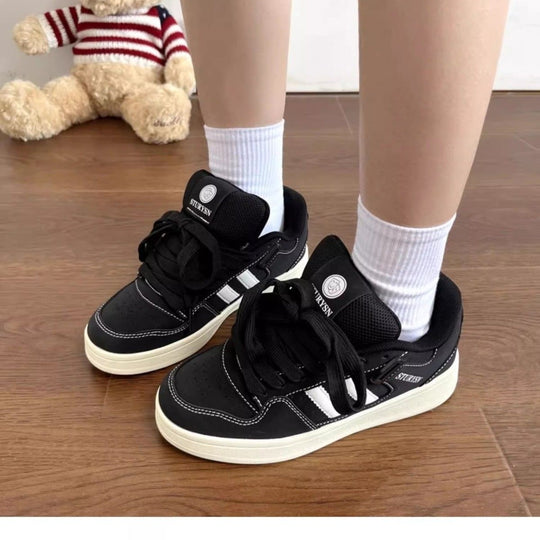 Damen Sportliche Sneakers mit gepolsterter Sohle und stylishem Design EB