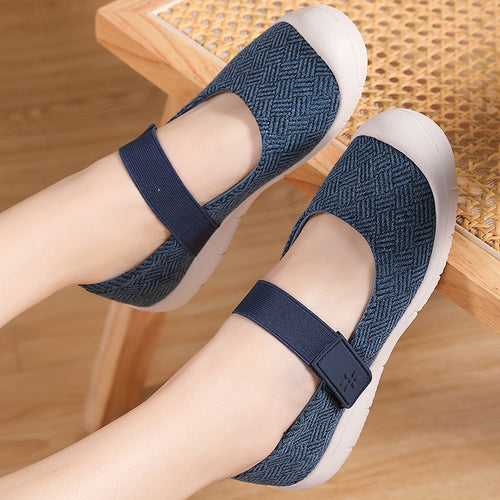 Damen Bequeme Hausschuhe mit verstellbarem Riemen EB