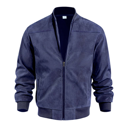 Herren modische Bomberjacke aus hochwertigem Mikrofaser EB