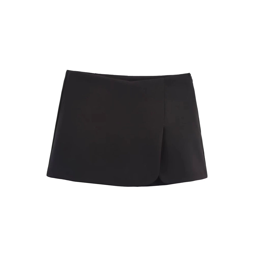 Damen Minirock mit exklusivem Schnitt und eleganter Drapierung EB