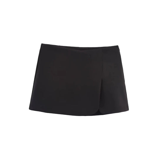 Damen Minirock mit exklusivem Schnitt und eleganter Drapierung EB