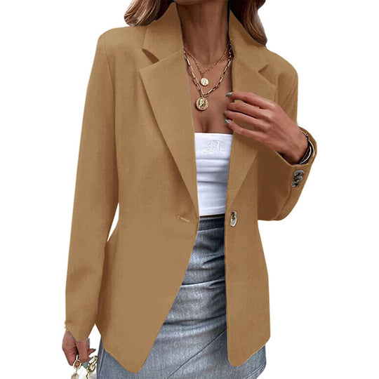 Damen Eleganter Blazer mit schmalem Schnitt und hochwertigen Details EB