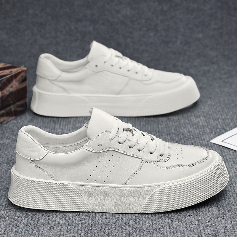 Damen modische Sneakers mit dämpfender Plattformsohle und hochwertigem Leder EB