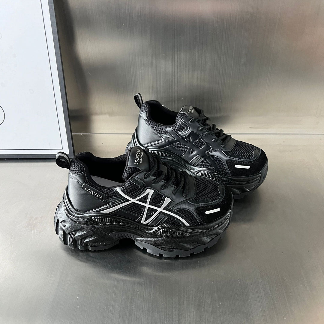 Damen Sportliche Lauf-Schuhe mit verstärkter Sohle und atmungsaktivem Mesh-EB