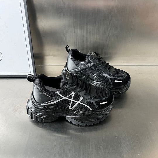 Damen Sportliche Lauf-Schuhe mit verstärkter Sohle und atmungsaktivem Mesh-EB